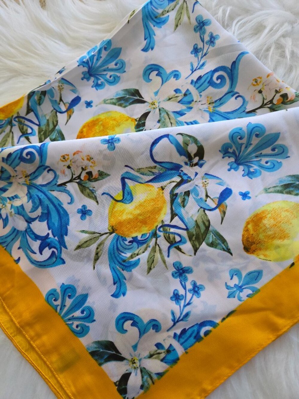 Lemon Square Scarf
